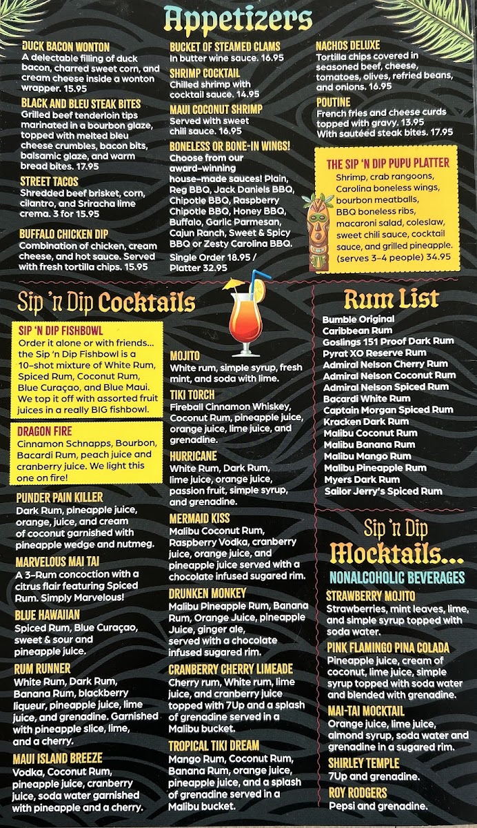 Clark & Lewie's Restaurant Menu - Image 2